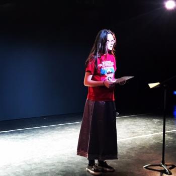 Teanna Hart (Sicangu Lakota) reads her poem “Visit to the Wounded Knee Massacre Site.”