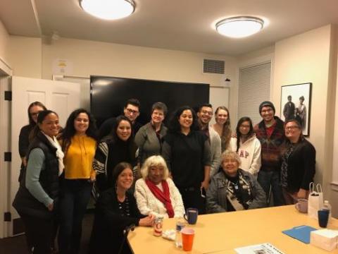 The Native American Cultural Center hosted a dinner and reception honoring Gloria Miguel and Muriel Miguel of Spiderwoman Theater